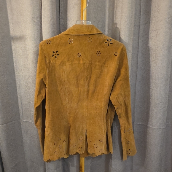 Newport News Brown Suede Women's Jacket - Picture 2 of 4